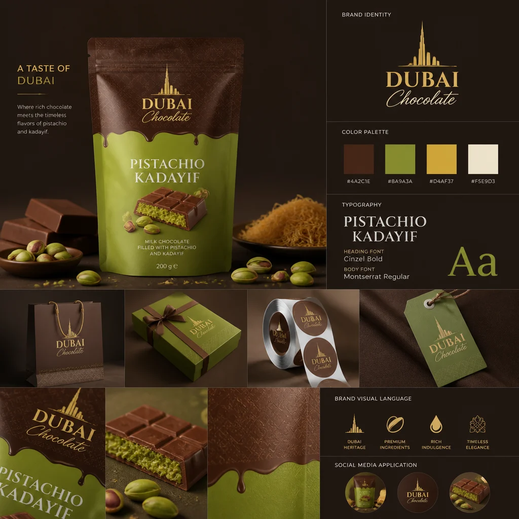 Premium Brand Identity Board Design