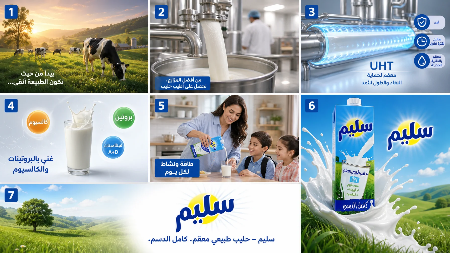 Salim UHT Milk Storyboard Concept