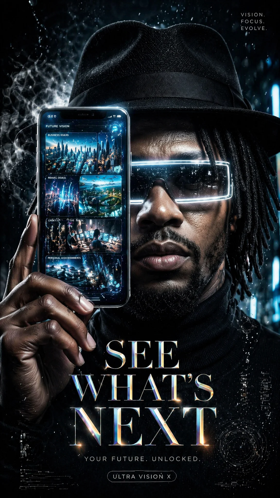 Luxury Smartphone Ad Poster