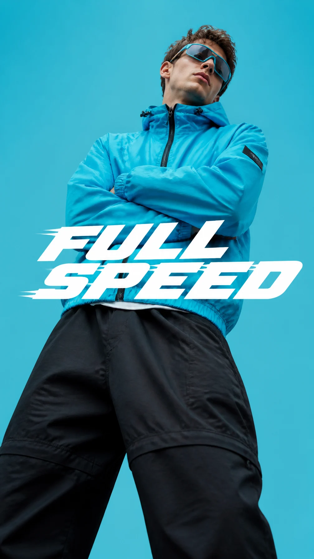 Cyan Speed Luxury Editorial
