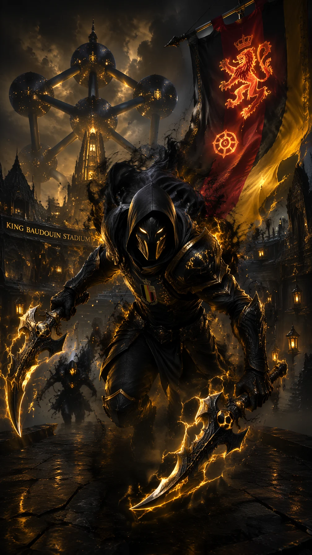 Belgium Captain as WoW Shadow Rogue