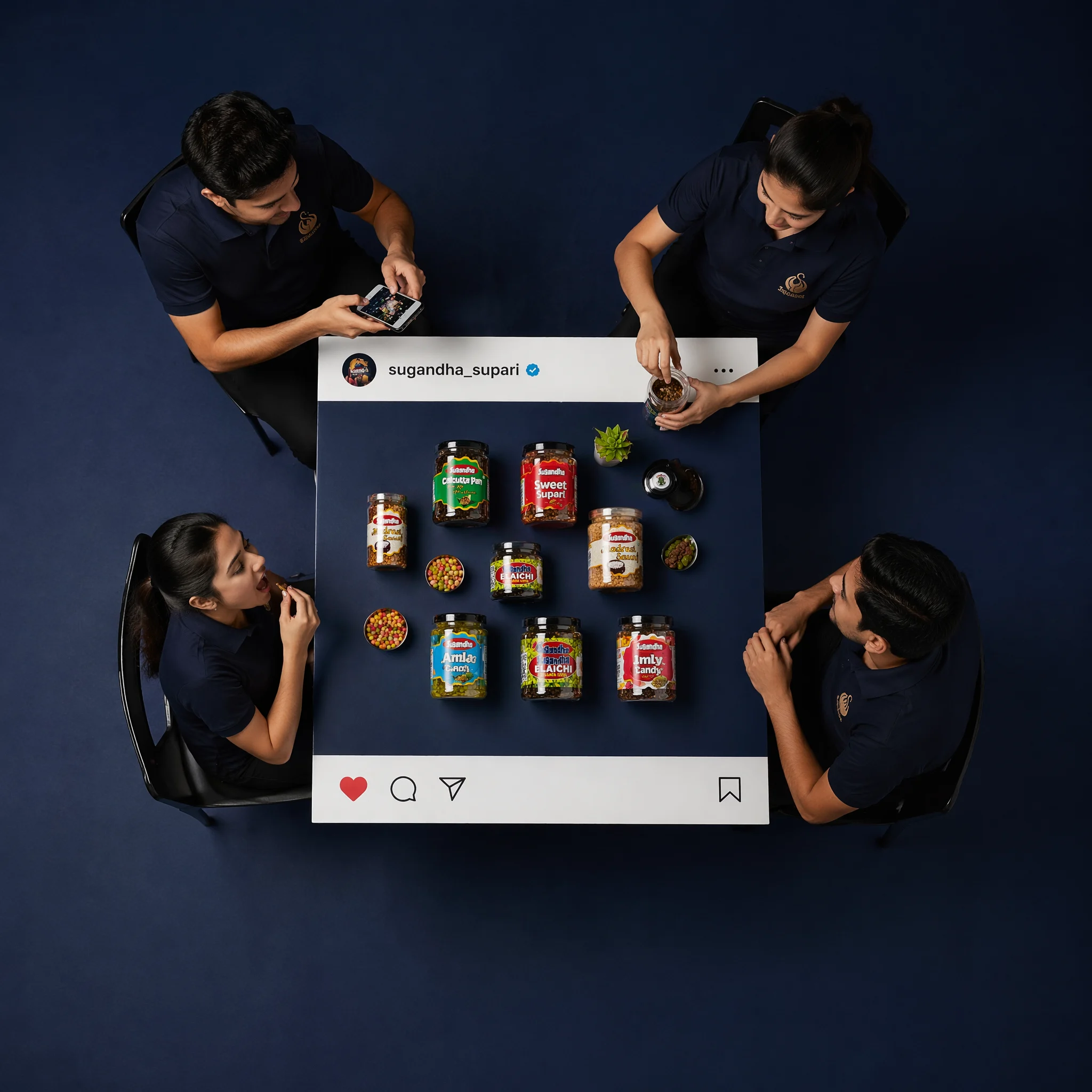 Top Down Creative Product Photography Setup