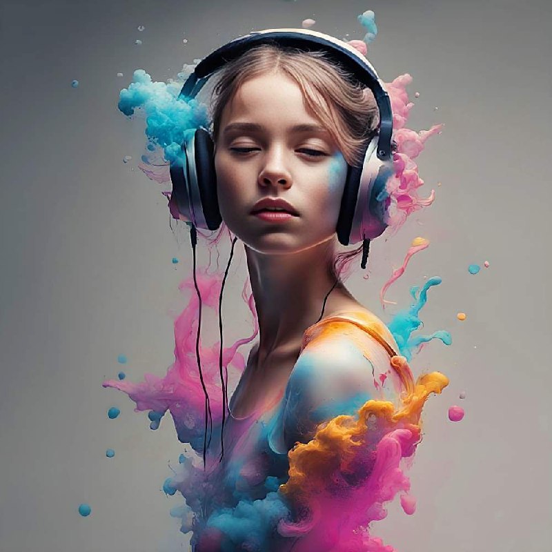 Alberto Seveso Style Water Ink Colorful Cloud Art
