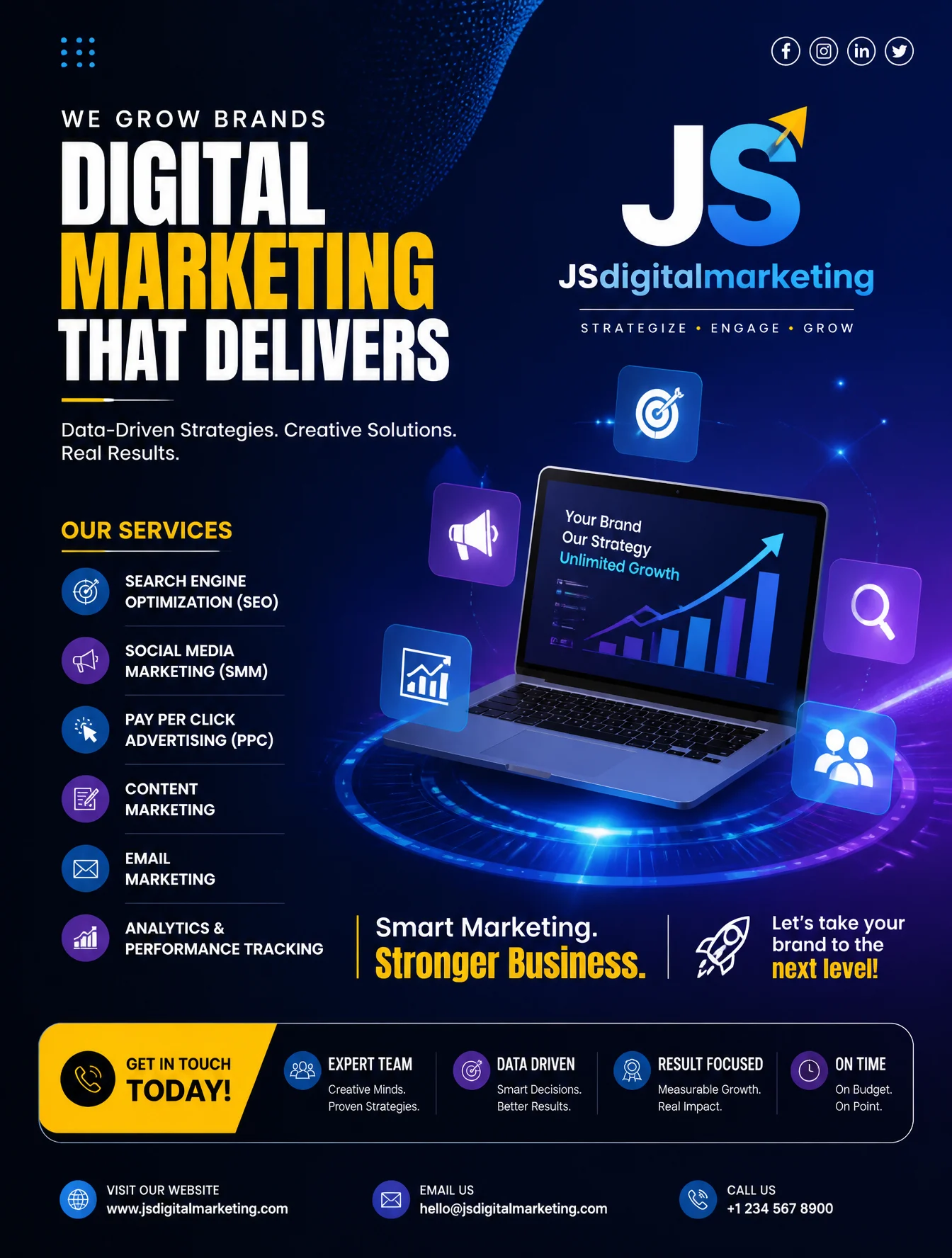 Digital Marketing Poster Design