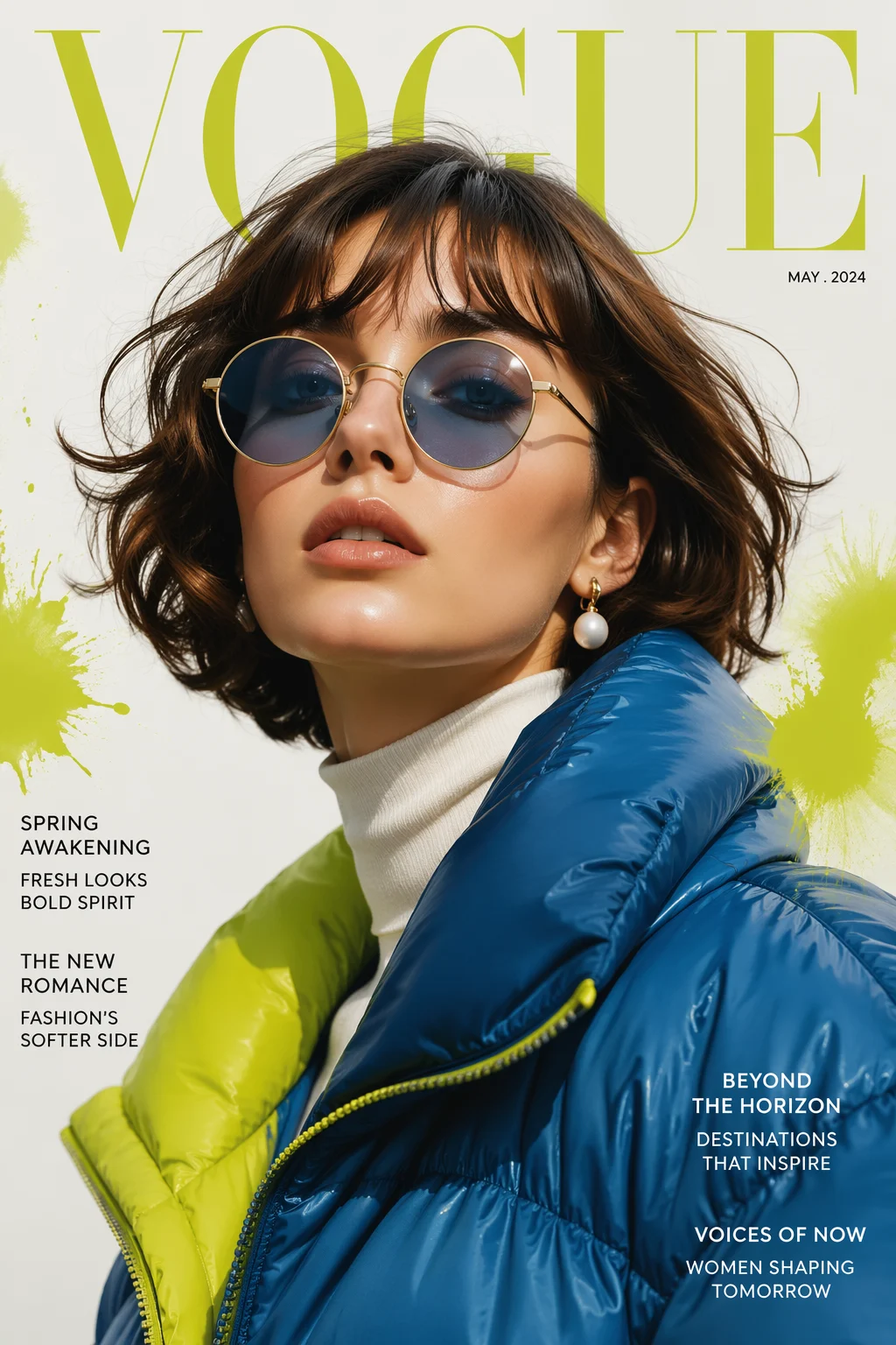 Cinematic Fashion Portrait Editorial