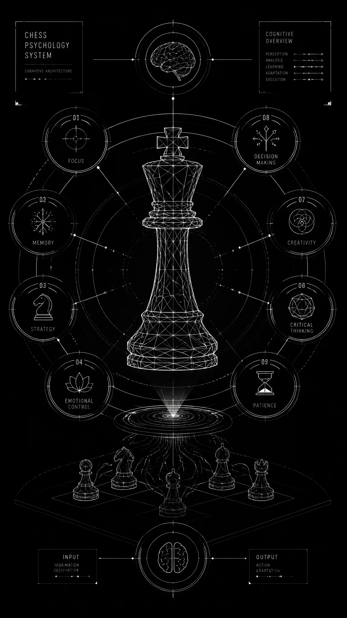 Minimal Chess Psychology Infographic