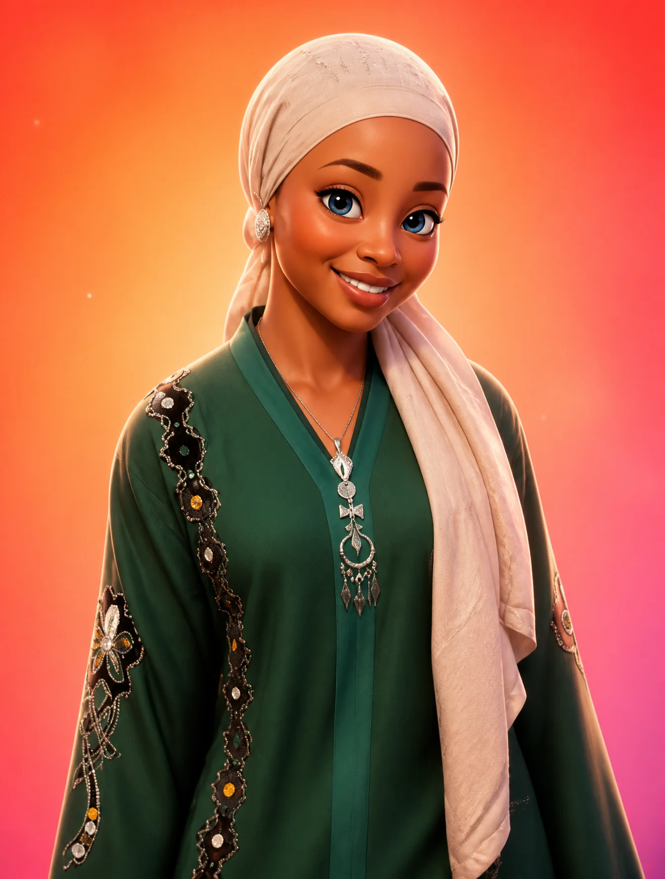 Stylized Pixar 3D Portrait Render