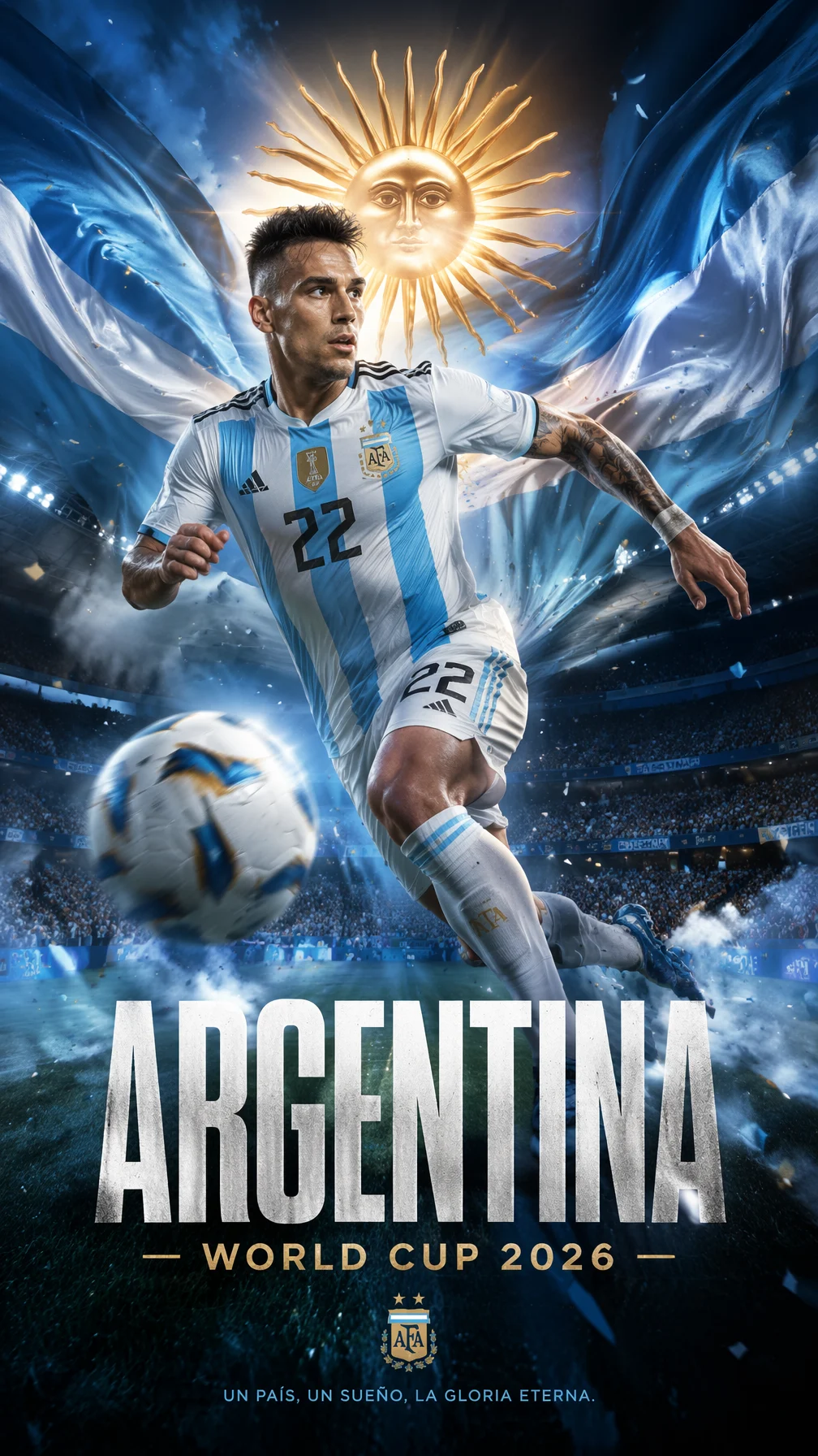 Argentina World Cup 2026 Poster