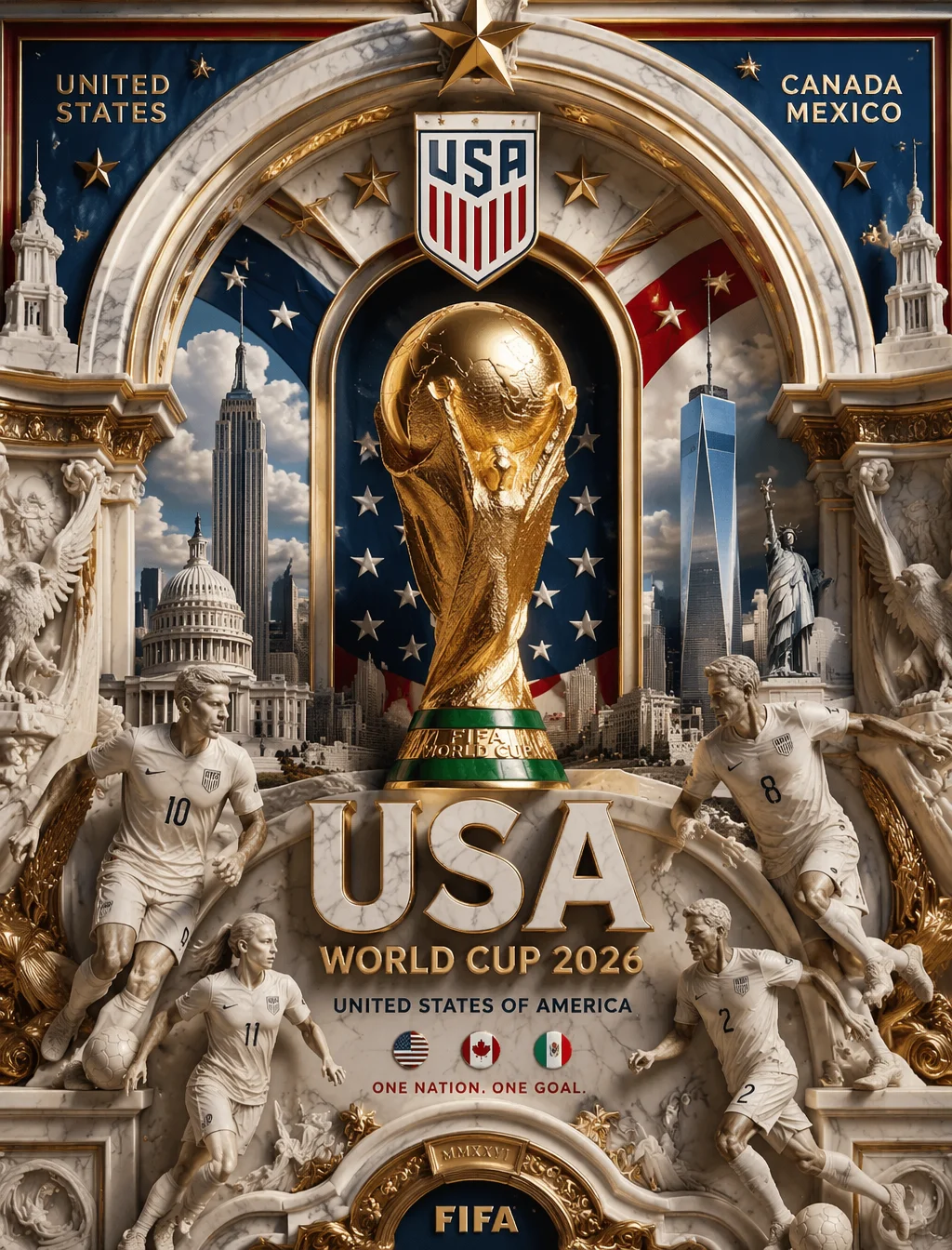 Baroque USA World Cup Poster