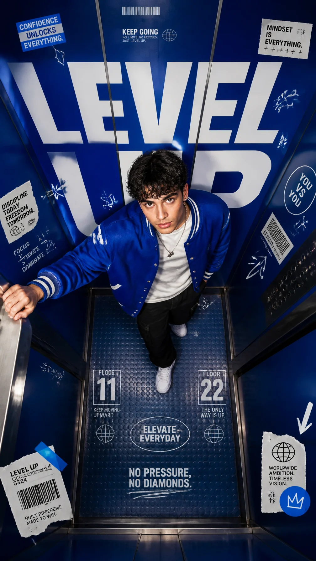 Elevator Streetwear Editorial Poster
