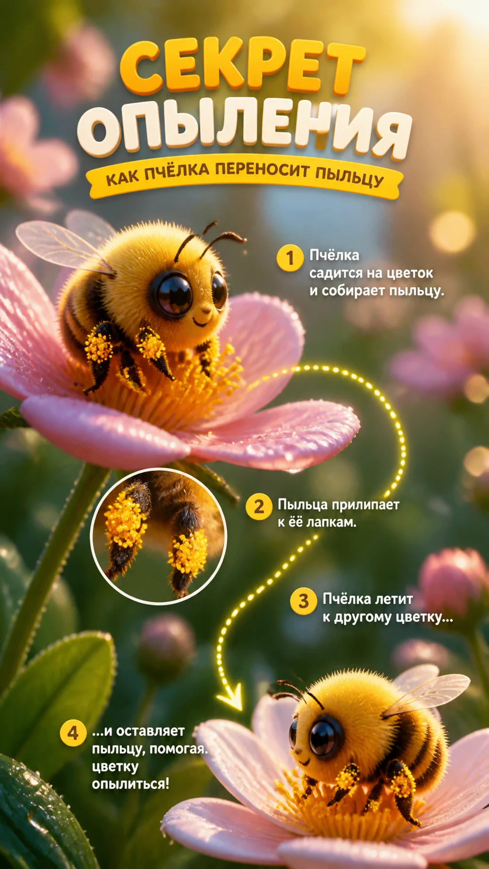 Bee Pollination Secret Revealed
