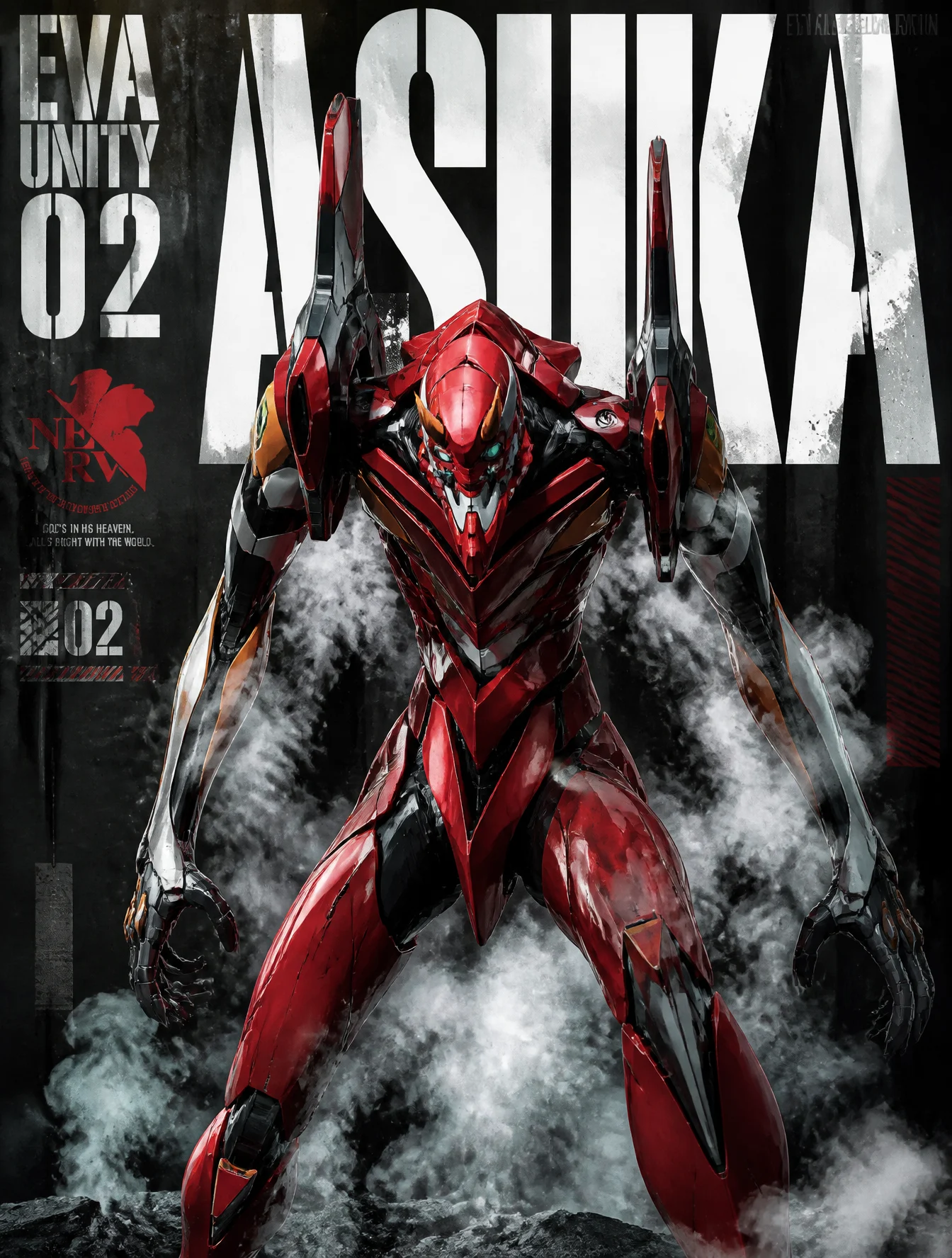 Asuka EVA Battle Stance
