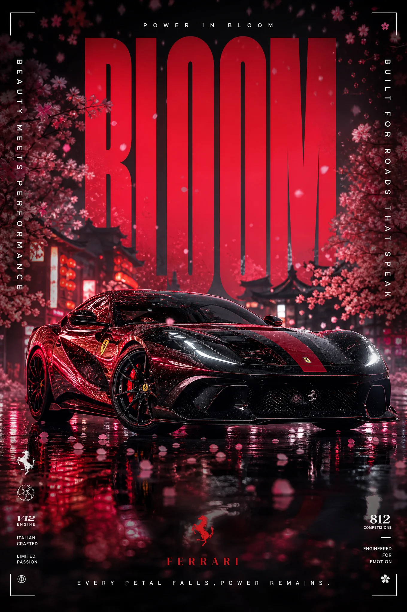 Power in Bloom: Ferrari Night