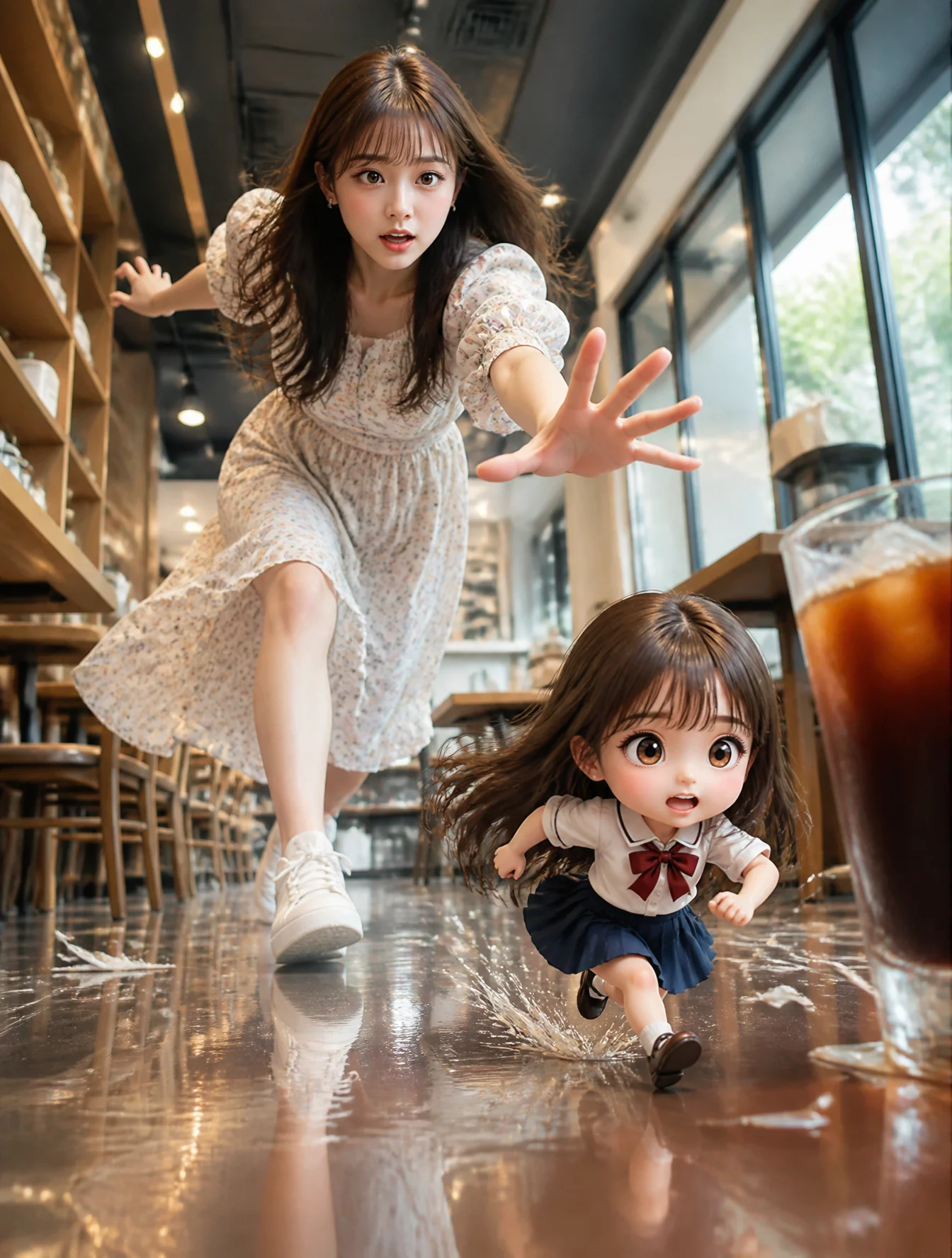 Café Chibi Chase Fantasy