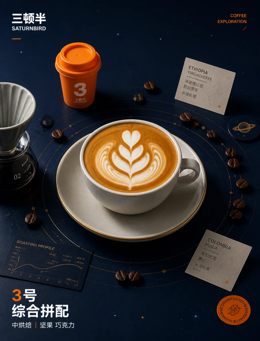 Saturnbird Coffee Space Visual