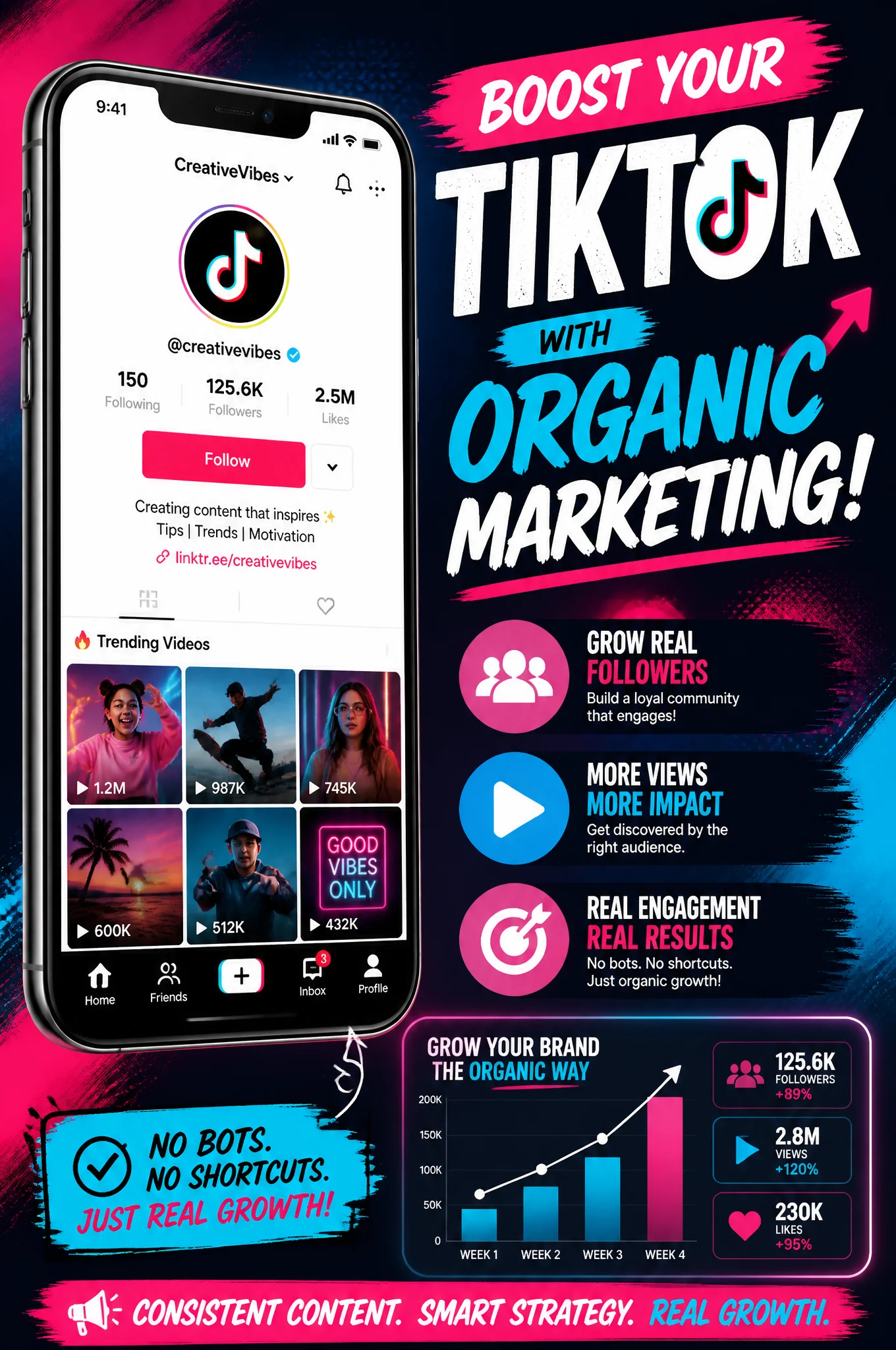 Boost TikTok Organic Marketing