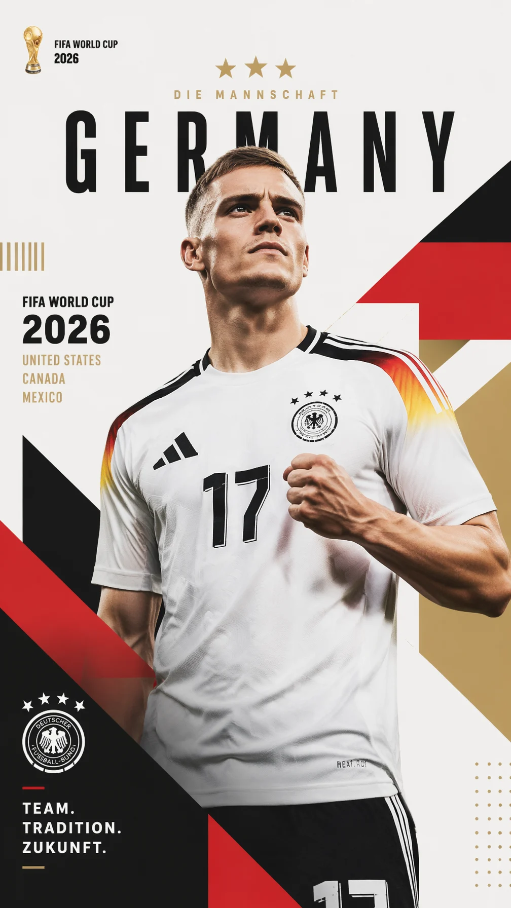 Germany Minimal World Cup Poster