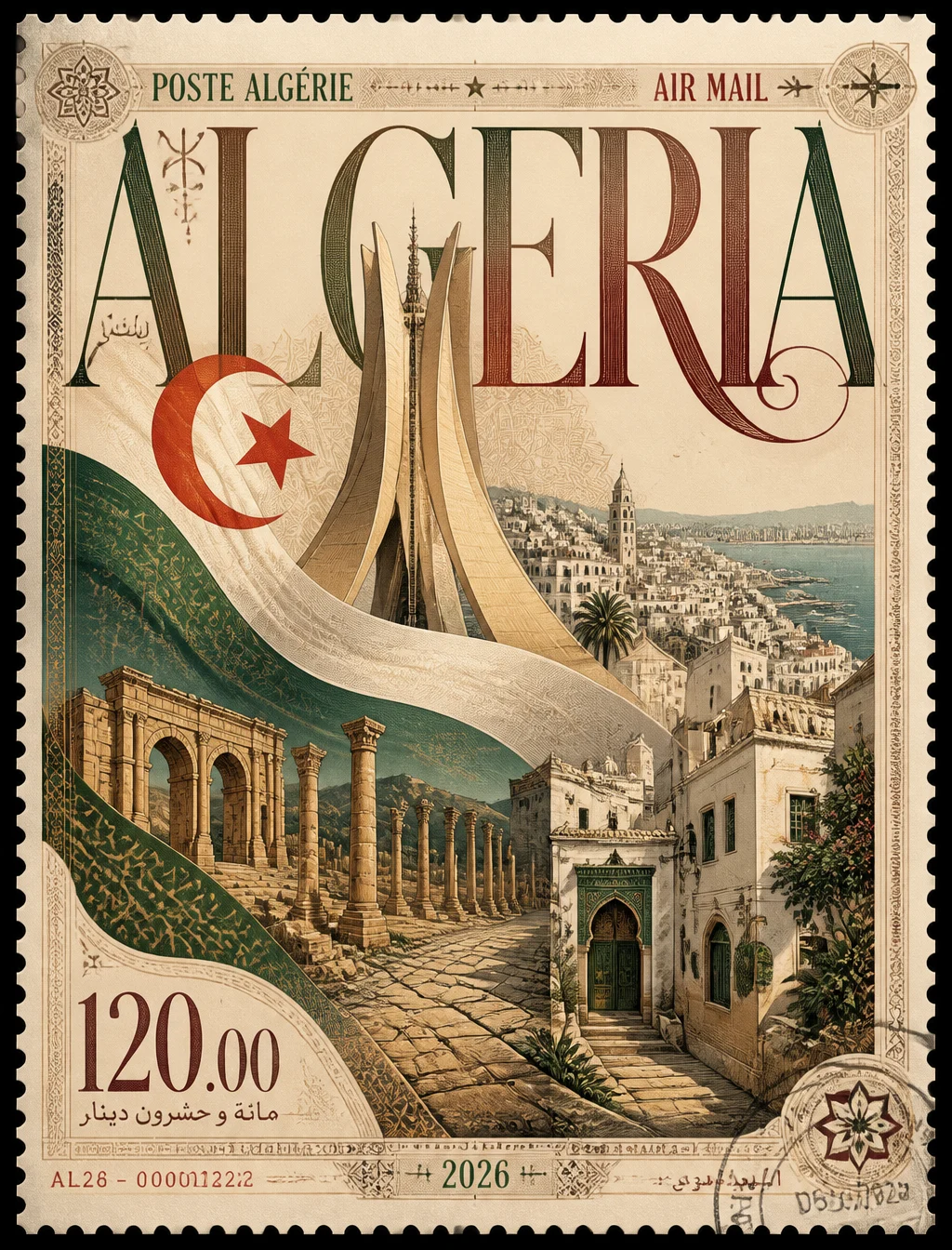 Algeria Premium Collectible Stamp Art