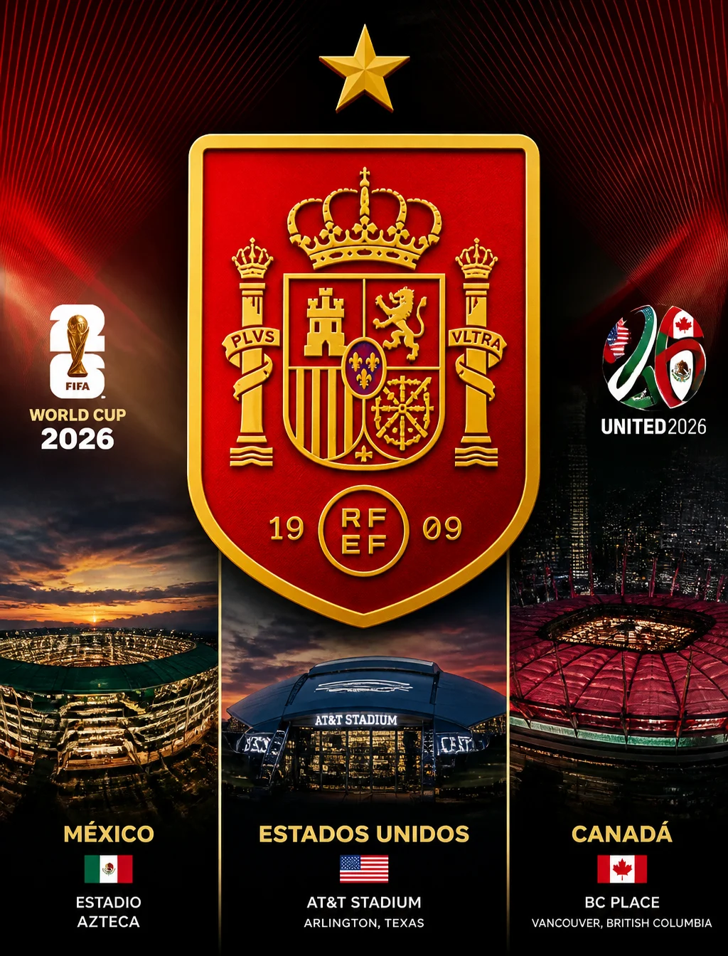 Spain Shield 2026 World Cup