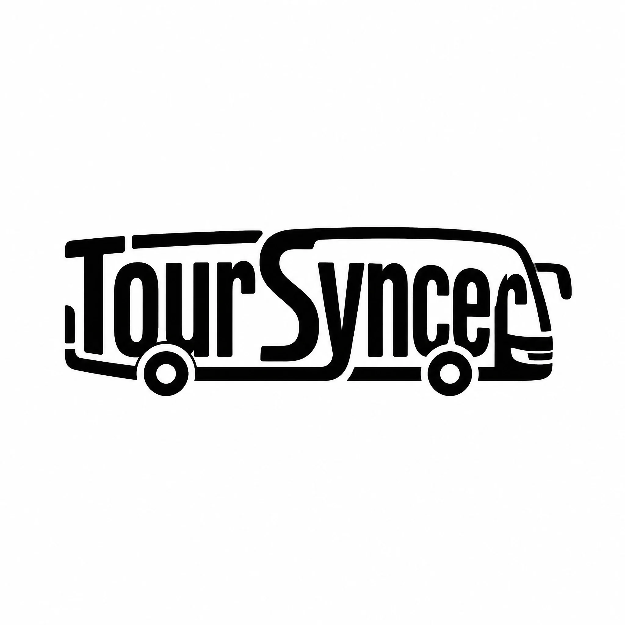 Minimalist TourSyncer Logo Design
