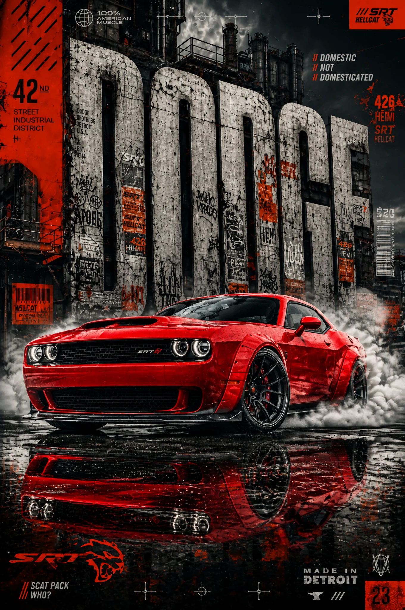 Industrial Automotive Poster Art