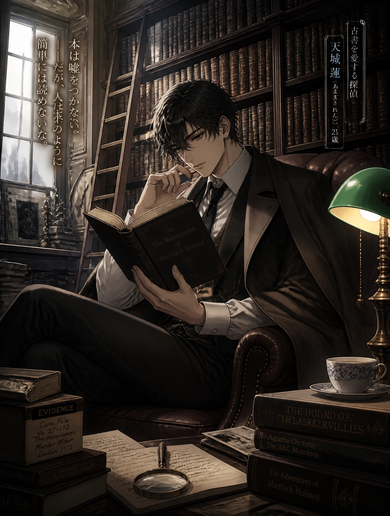 Detective Reading in Library
