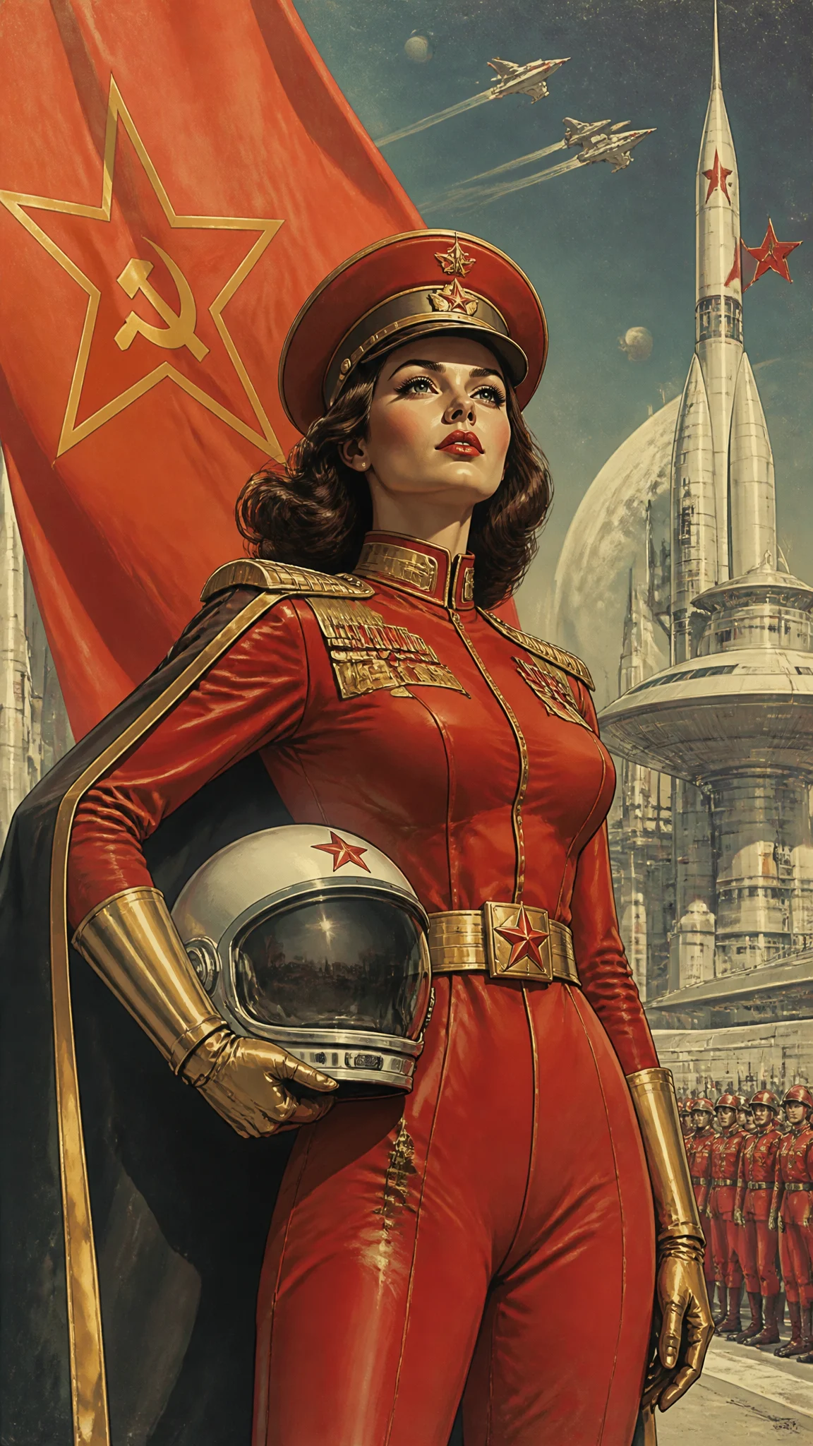 Retro Futurist Commander Fantasy