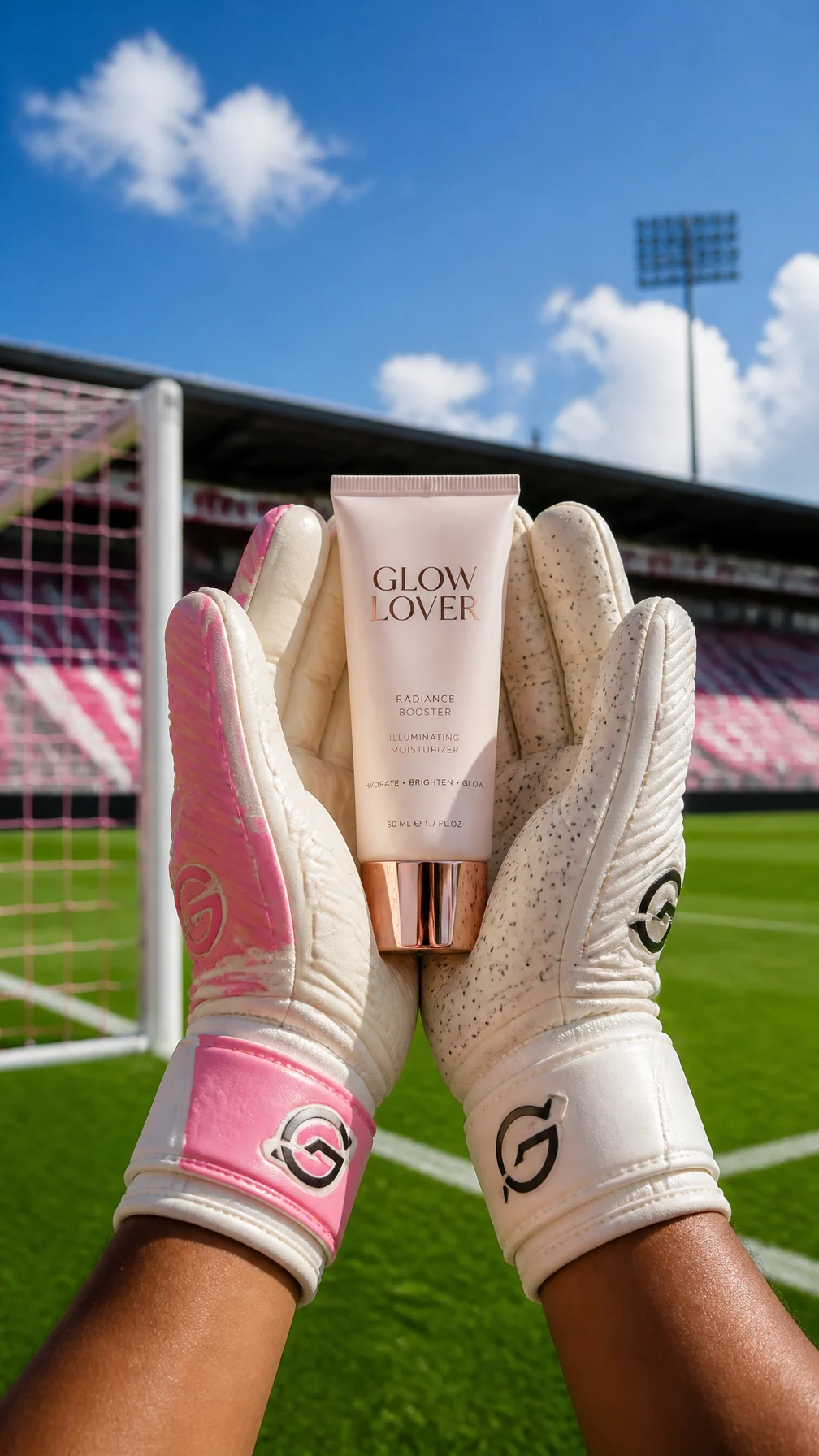 Goalkeeper Gloves Meet Beauty