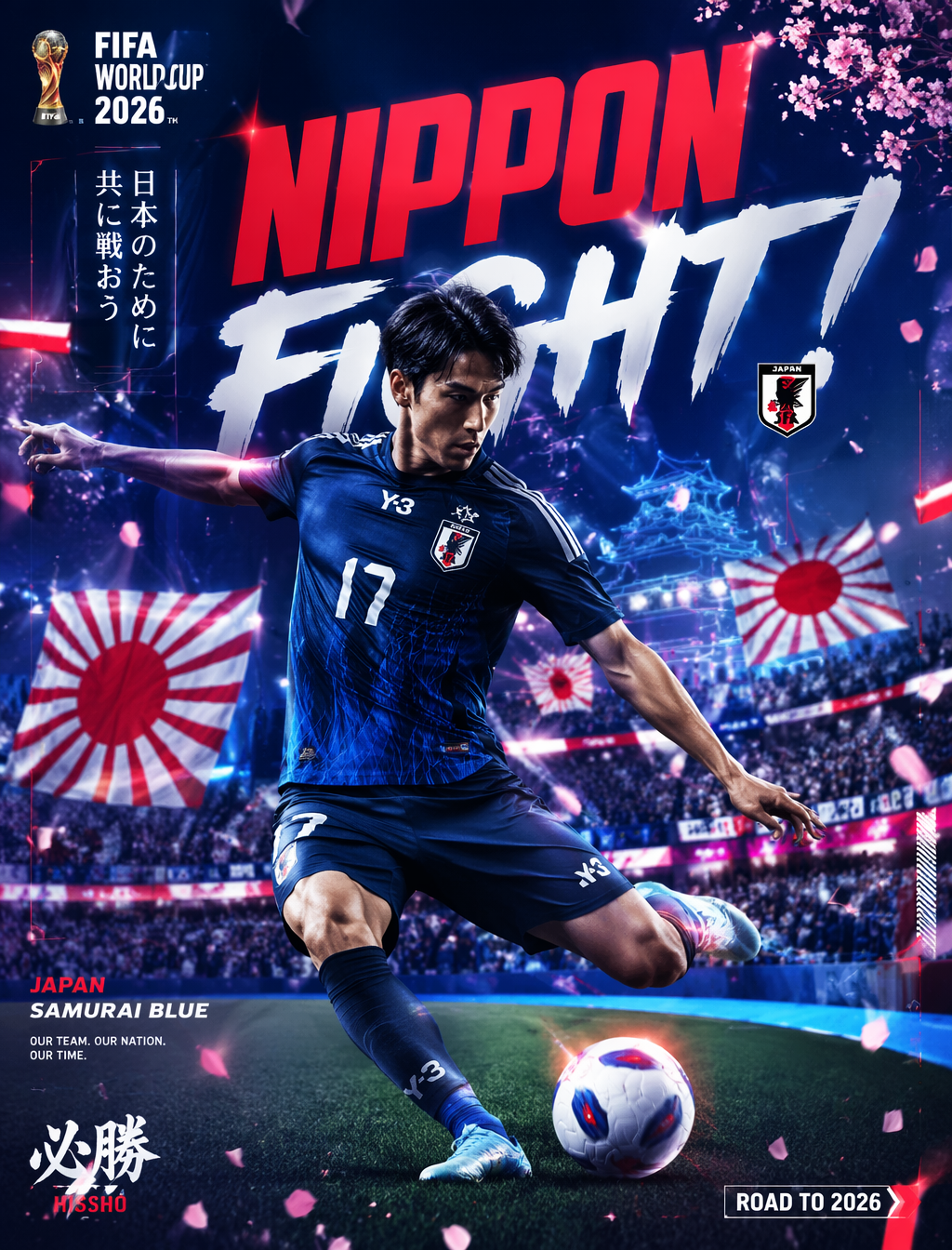 Japan 2026 World Cup Poster