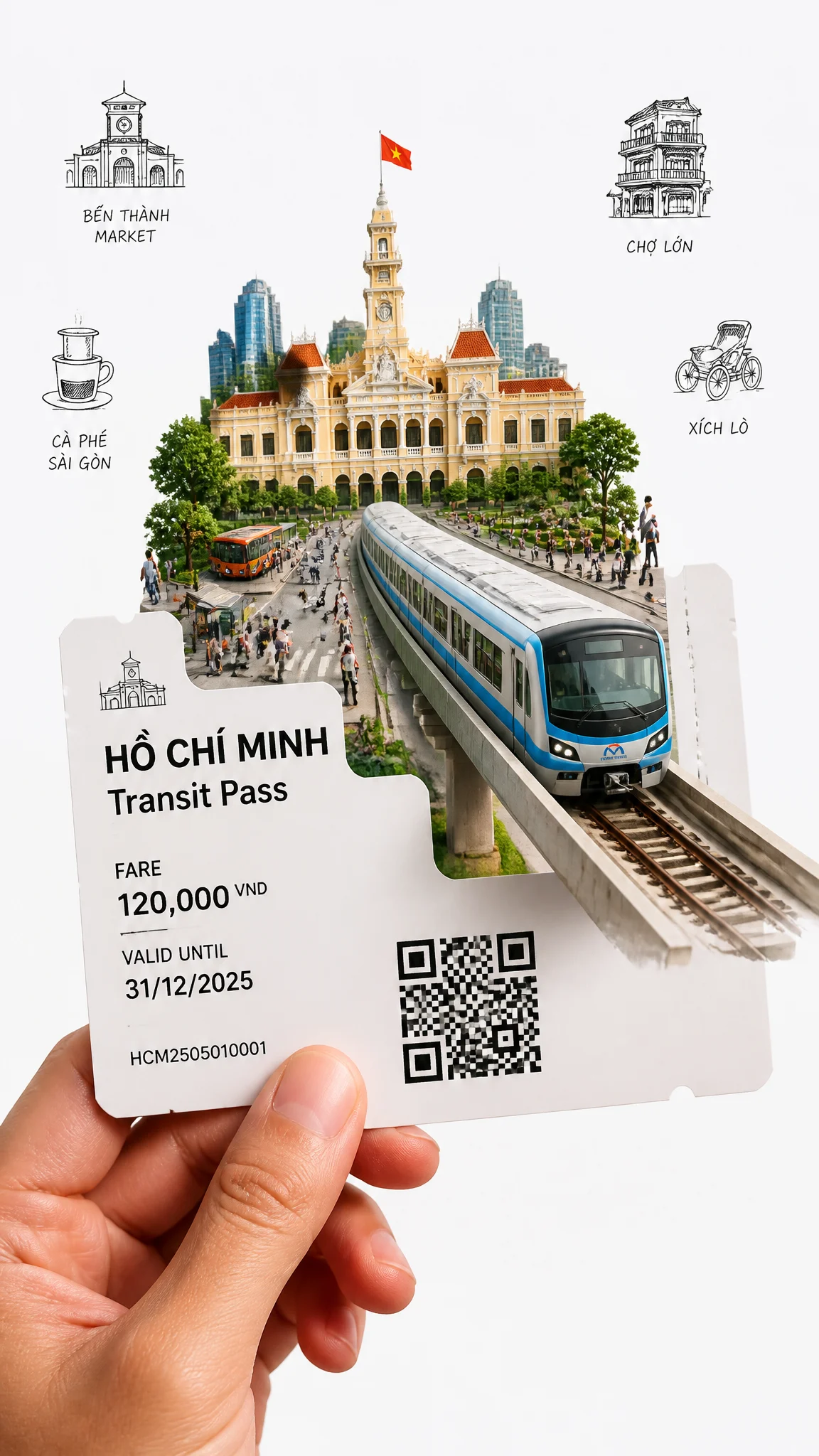 Hồ Chí Minh Miniature Travel Art
