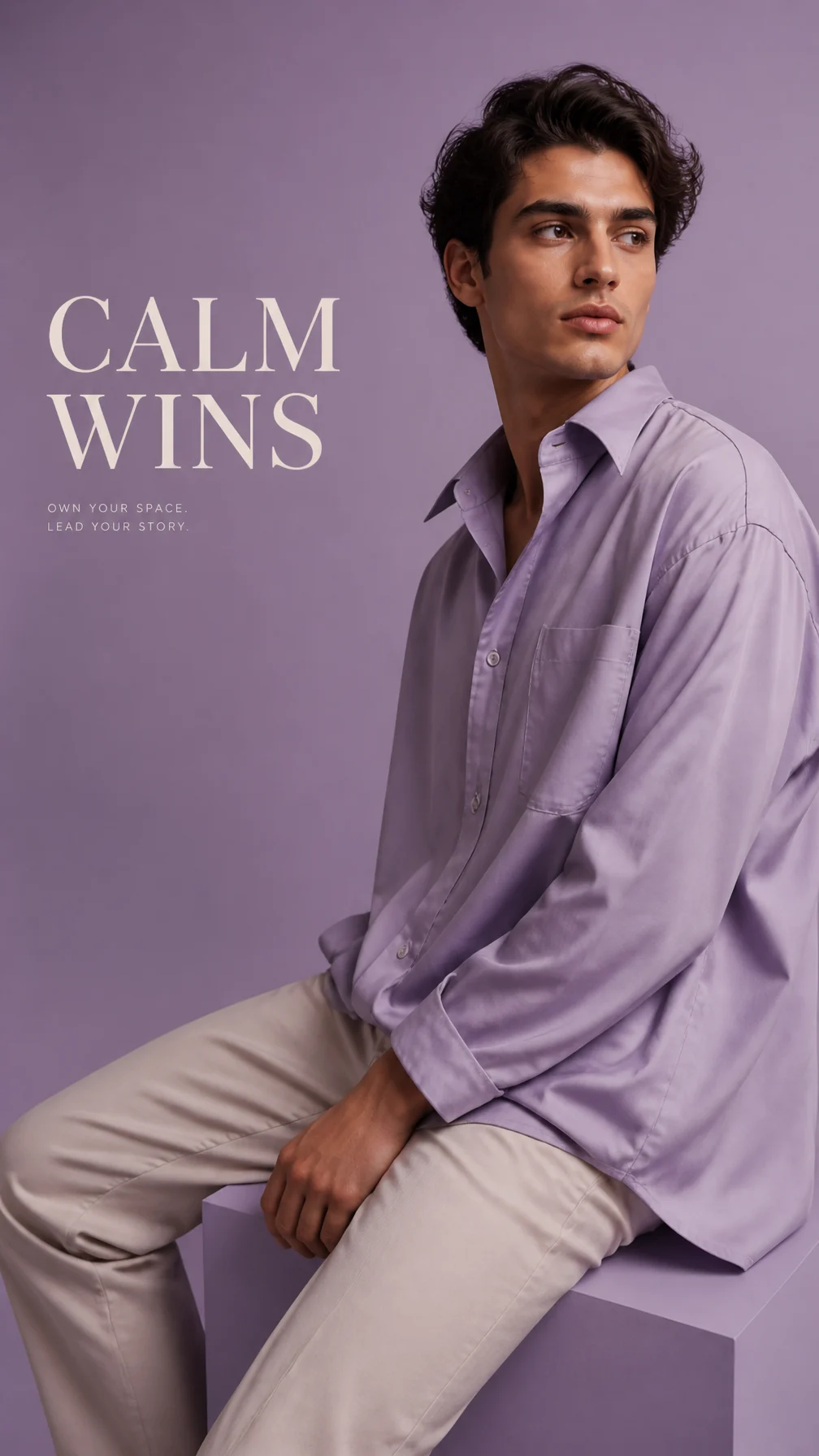 Lavender Editorial Calm Wins