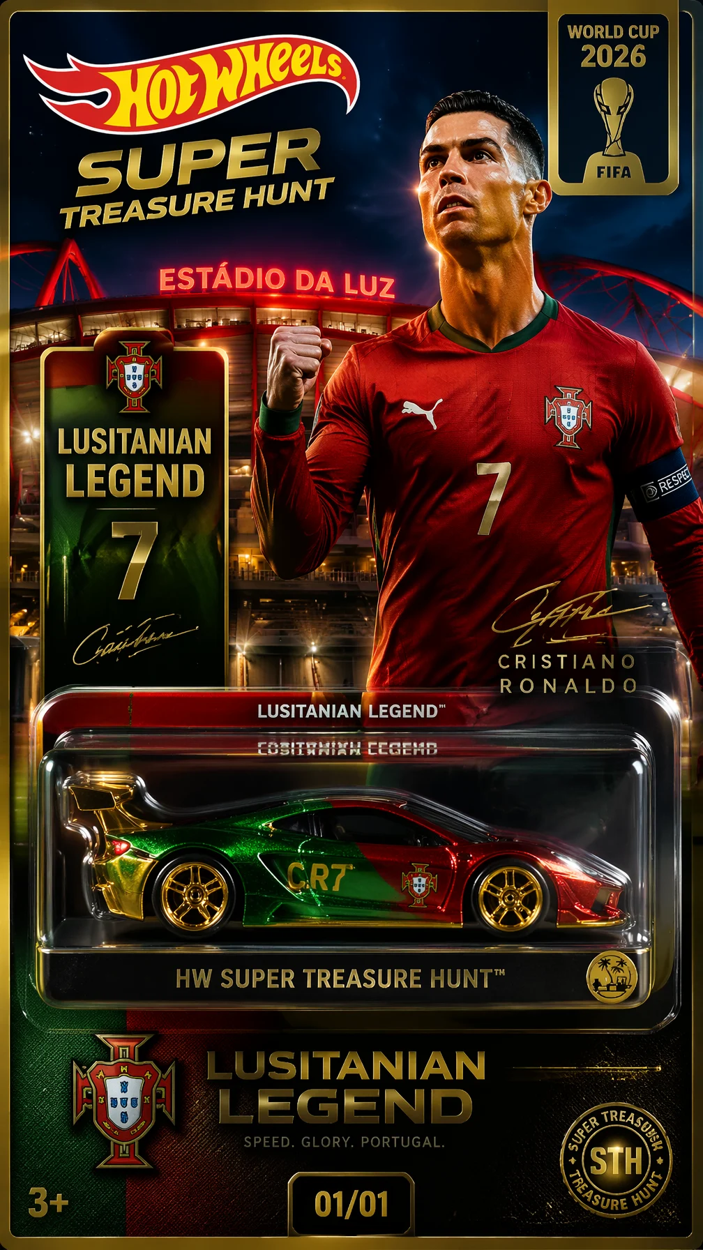 Ronaldo Hot Wheels Treasure Hunt