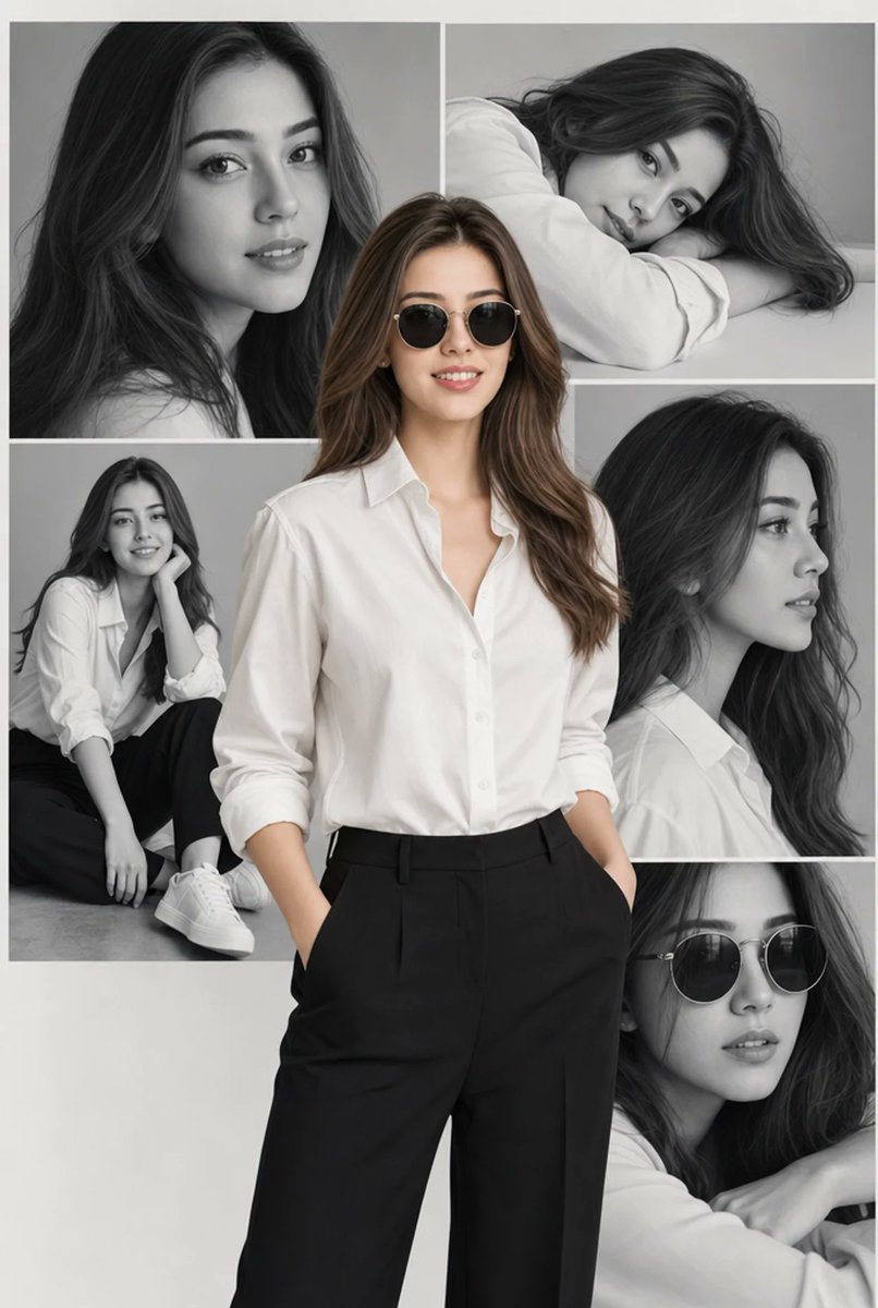 Fashion Editorial Collage Poster