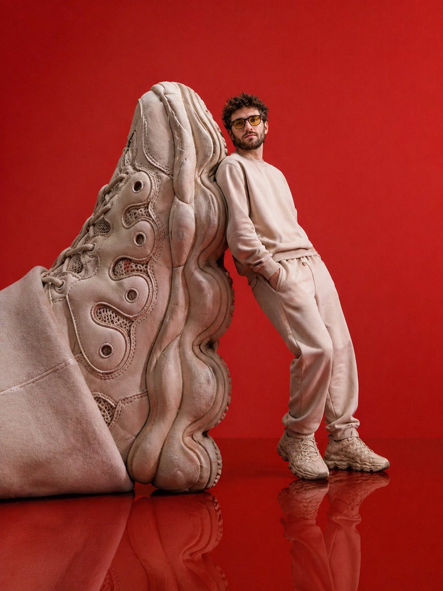 Giant Sneaker Fashion Campaign