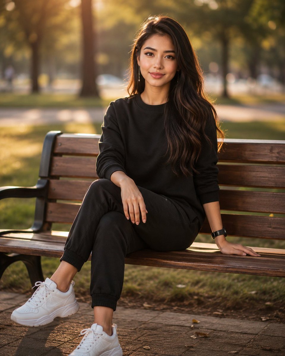 Golden Hour Fashion Portrait