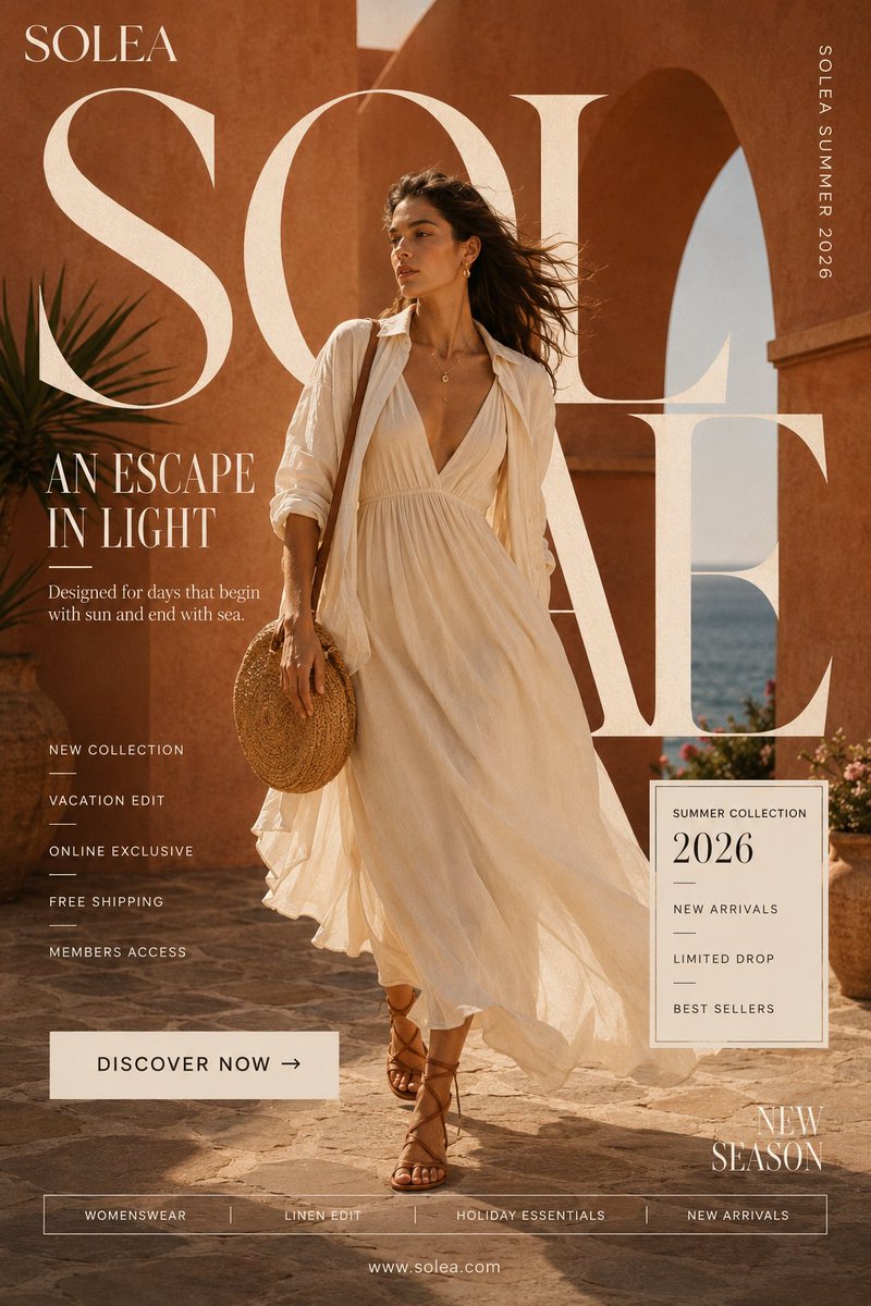 Luxury Fashion Campaign Poster