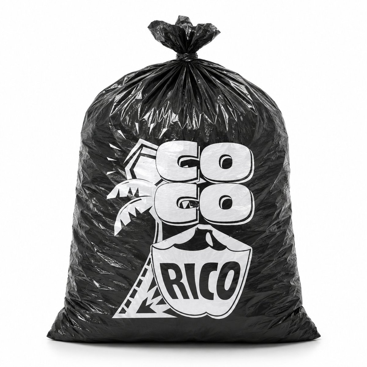 Black Garbage Bag Product Shot