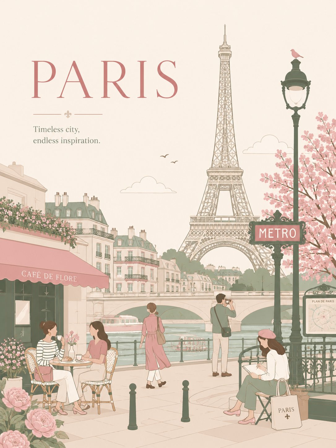 Minimalist City Travel Poster