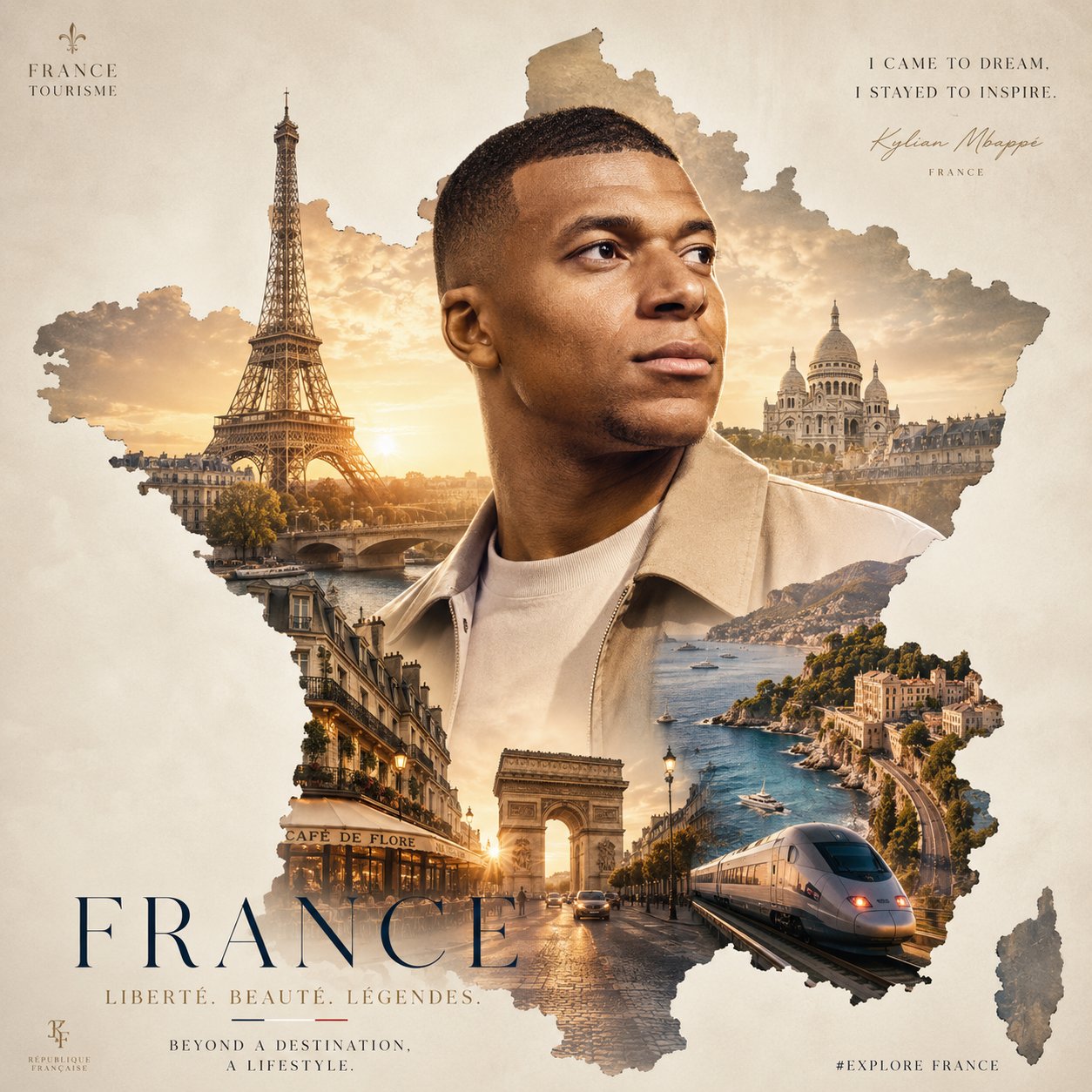 Cinematic Double Exposure Travel Poster