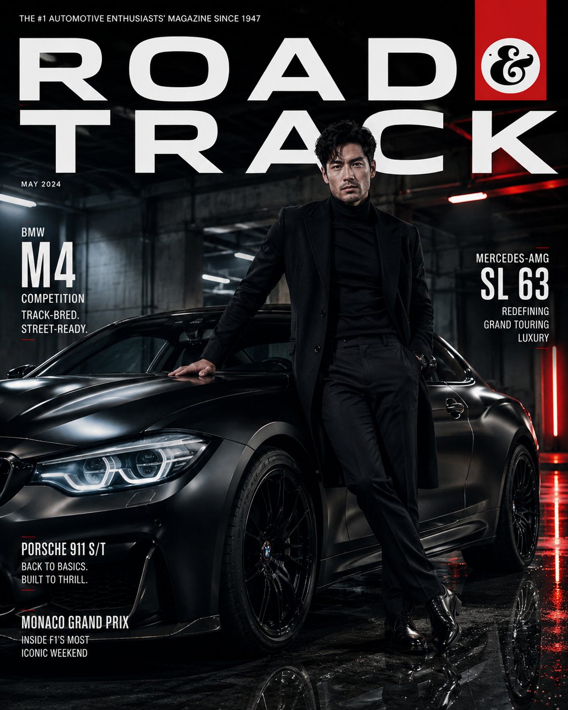 Luxury Car Magazine Cover Shoot