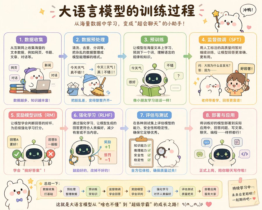 Cute LLM Training Explained
