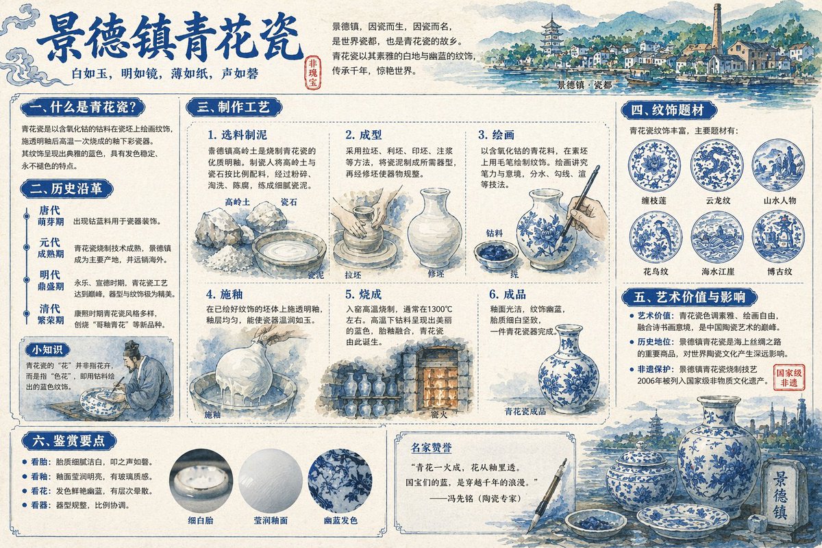 Jingdezhen Blue-White Porcelain Guide