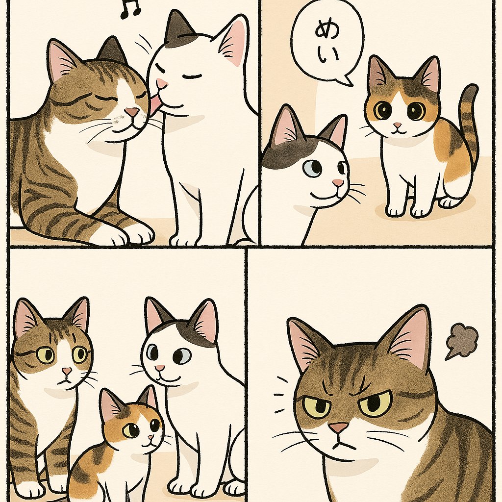 Jealous Tabby Cat Comic