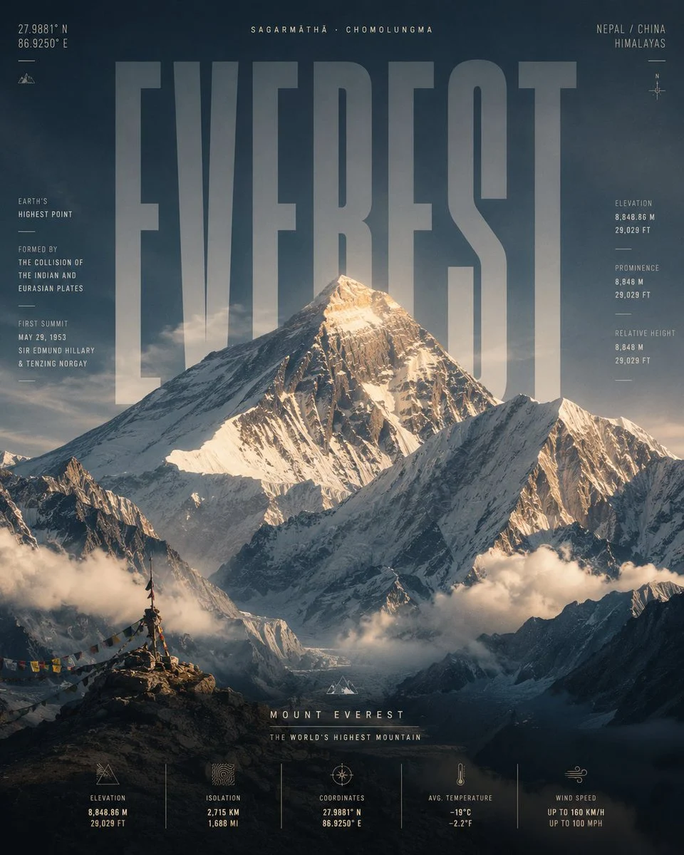 Cinematic Minimalist Travel Poster