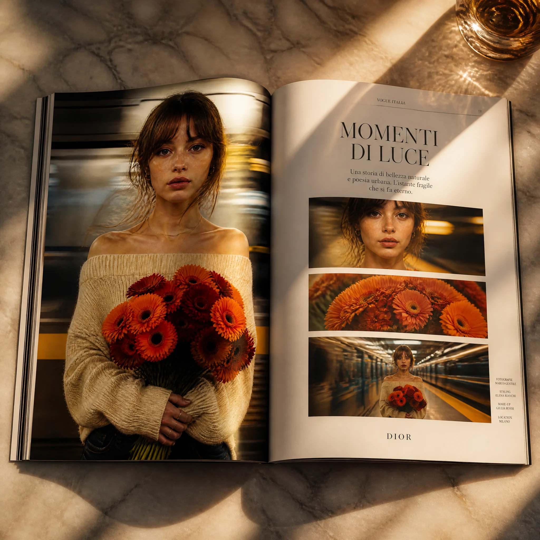 Luxury Fashion Magazine Editorial