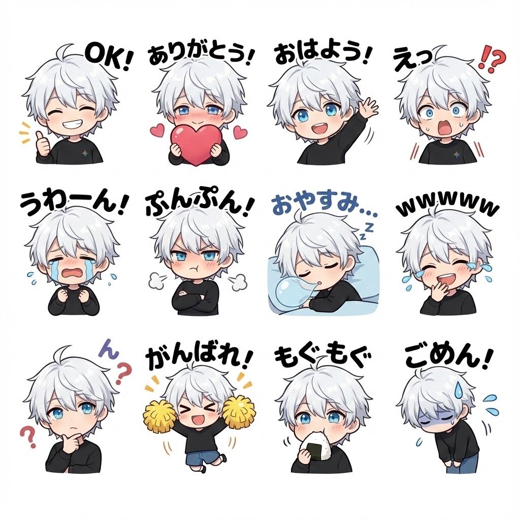 Chibi Character LINE Stickers