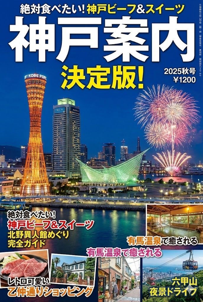 Kobe Tourism Magazine Cover Design