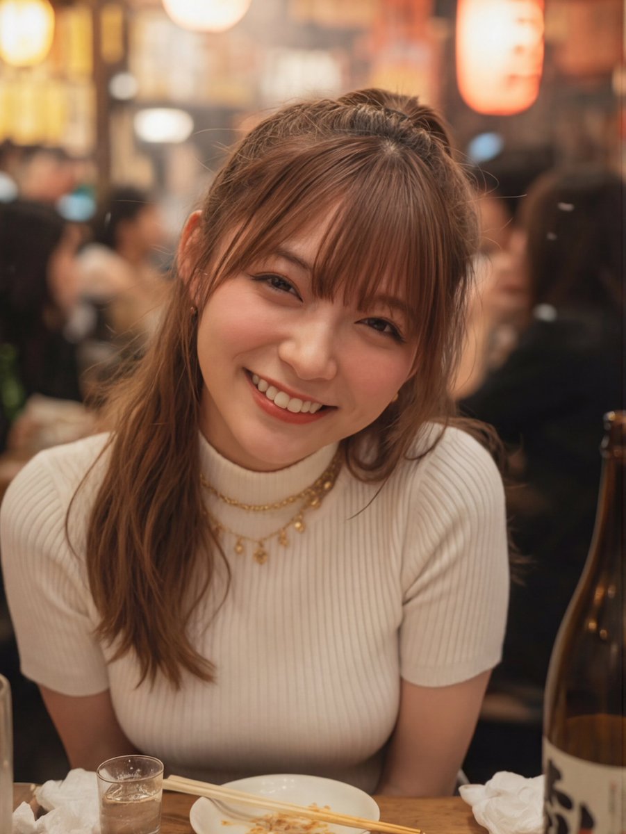 Izakaya Drunk Woman 2x2