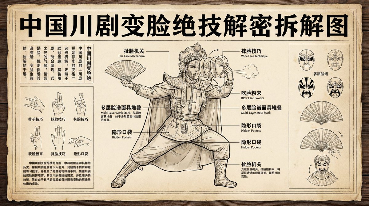 Sichuan Opera Face Changing Decoded