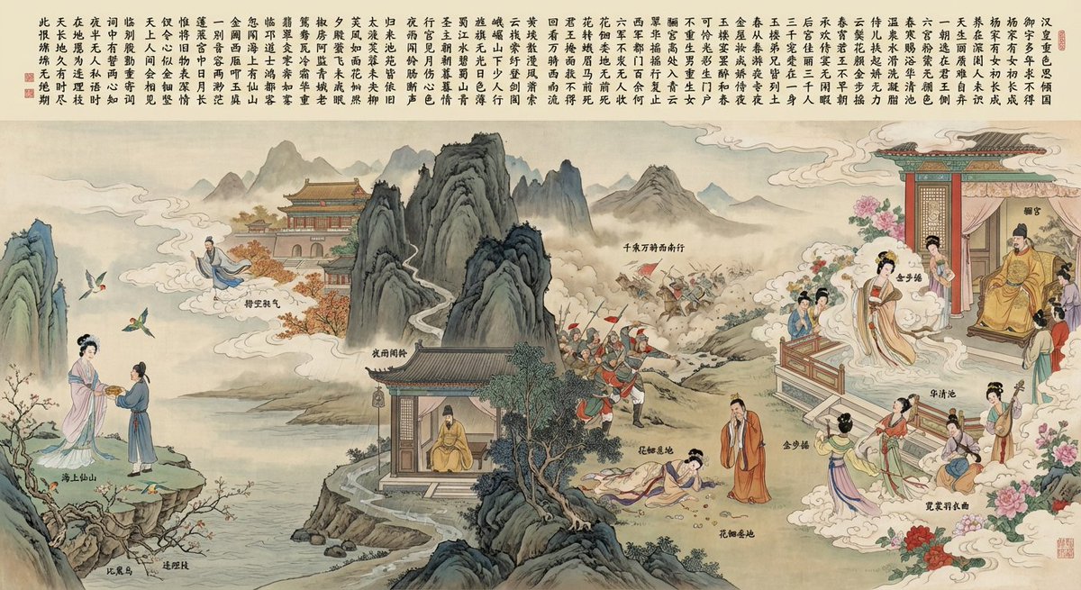Song of Everlasting Sorrow Painting